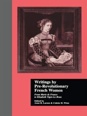 cover image of Writings by Pre-Revolutionary French Women